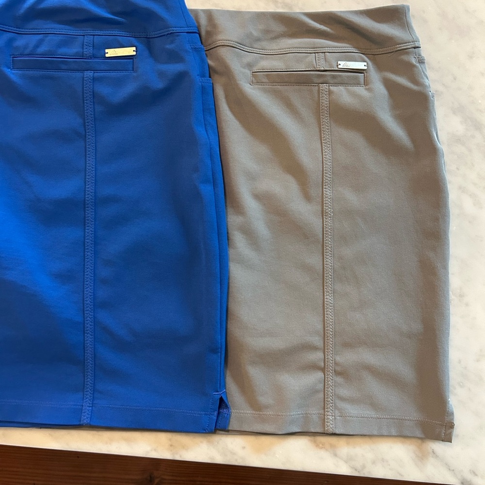 Adidas Blue and Grey skort Set Knee-Length (price is for both)